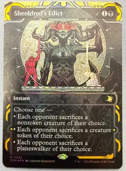 Sheoldred's Edict *FOIL* - NM - MTG Secrets of Strixhaven Mystical Archive #32 - Image 1