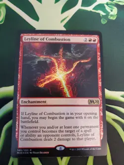 Magic The Gathering Leyline Of Combustion Foil Core Set 2020 Rare NM 2019 - Image 1