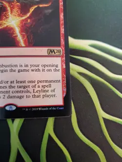 Magic The Gathering Leyline Of Combustion Foil Core Set 2020 Rare NM 2019 - Image 5
