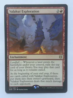 MTG Valakut Exploration Zendikar Rising 175/280 Regular Rare NM - Image 1
