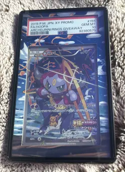 2015 Pokemon Japanese XY Promo Movie Giveaway #155 FA Hoopa PSA 10 GEM MINT - Image 1