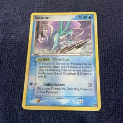 Pokemon TCG Suicune 004/017 POP Series 2 Holo Rare English 2006 - Image 1