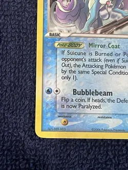 Pokemon TCG Suicune 004/017 POP Series 2 Holo Rare English 2006 - Image 5