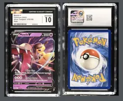 Pokemon Mawile V Holo #070/195 Silver Tempest 2022 - CGC 10 Gem Mint - Image 3