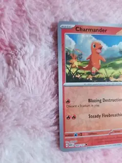 Pokemon Charmander - Reverse Holo Common SV: Scarlet & Violet 151 004/165 NM - Image 2
