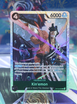 Kin'emon Foil SR The Time of Battle OP16-082 NM One Piece TCG - Image 1