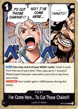 I've Come Here... To Cut Those Chains!!! UC The Time of OP16-099 One Piece - Image 1