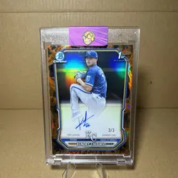 2026 Bowman Chrome 1st Kendry Chourio On-Card Autograph Auto Firefactor 3/3 - Image 1