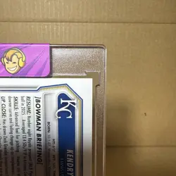2026 Bowman Chrome 1st Kendry Chourio On-Card Autograph Auto Firefactor 3/3 - Image 4
