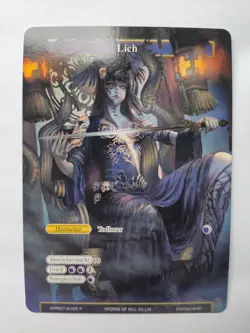 Force of Will Lich, Todesheiliger WPR2018-005 Promo Full Art - Image 1