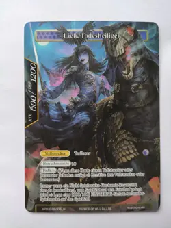 Force of Will Lich, Todesheiliger WPR2018-005 Promo Full Art - Image 2
