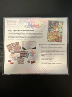 Pokemon TCG Prismatic Evolutions Elite Trainer Box w/ Case, Brand New Sealed ETB - Image 2