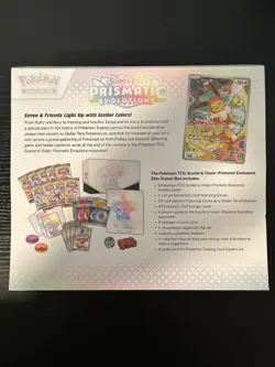 Pokemon TCG Prismatic Evolutions Elite Trainer Box w/ Case, Brand New Sealed ETB - Image 4