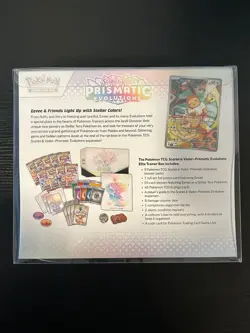 Pokemon TCG Prismatic Evolutions Elite Trainer Box w/ Case, Brand New Sealed ETB - Image 2