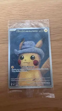 Pikachu with Grey Felt Hat #085 SVP EN Van Gogh Promo Pokemon Card Sealed NM - Image 1