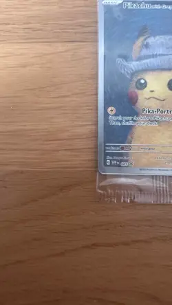 Pikachu with Grey Felt Hat #085 SVP EN Van Gogh Promo Pokemon Card Sealed NM - Image 5