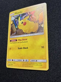 Pokemon Pikachu TCG SM157 Black Star Promo Holo Card Sun & Moon - Image 3