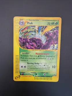 Pokemon TCG Muk Aquapolis H17/H32 Holo E Reader Vintage WOTC 2002 Card - Image 1