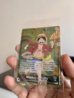 One Piece Card Luffy OP13-001 X Museum Grevin Promo New Paris Exclusive - Image 3
