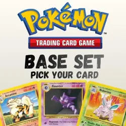 Vintage Pokemon Base Set Cards | Pick Your Card | WOTC - Image 1
