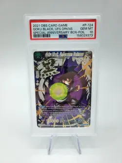 PSA 10 Goku Black Unforeseen Darkness FOIL GOLD STAMPED Dragon Ball Super Card - Image 1