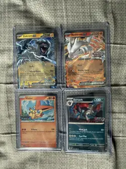 POKEMON TCG. 4 CARD LOT. SCARLET & VIOLET WHITE FLARE & BLACK BOLT - Image 1