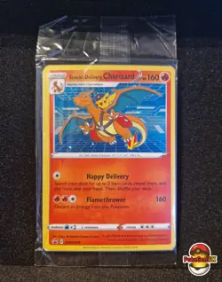 Special Delivery Charizard SWSH075 Pokemon Black Star Promo Holo Card Sealed - Image 1