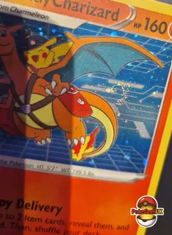 Special Delivery Charizard SWSH075 Pokemon Black Star Promo Holo Card Sealed - Image 3