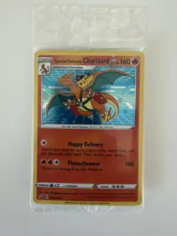 Pokemon Special Delivery Charizard SEALED Black Star Promo SWSH075 - Image 1