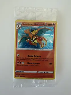 Pokemon Special Delivery Charizard SEALED Black Star Promo SWSH075 - Image 2