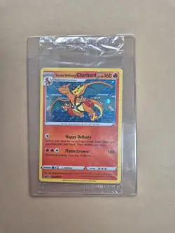 Pokemon TCG Special Delivery Charizard Black Star Promo Card SWSH075 SEALED - Image 1
