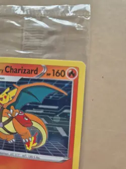 Pokemon TCG Special Delivery Charizard Black Star Promo Card SWSH075 SEALED - Image 3
