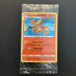 Pokemon Black Star Promo SWSH075 Special Delivery Charizard Holo Sealed - Image 1