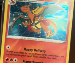 Pokemon Special Delivery Charizard SWSH075 Black Star Promo Sealed SWIRL VID - Image 2