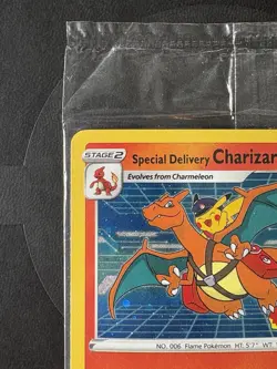 Special Delivery Charizard SWSH075 - Black Star Promo - Pokemon TCG Mint Sealed - Image 3