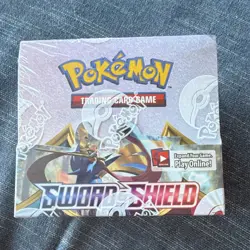 Pokemon TCG Sword & Shield Base Set Booster Box - Sword and Shield SEALED - Image 1