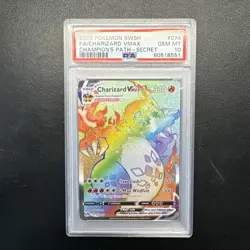 2020 Pokemon Champion's Path 074/073 Charizard Vmax Secret Rainbow rare PSA 10 - Image 4
