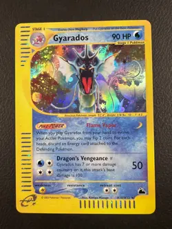Pokemon PLACEHOLDER Gyarados Skyridge | ENGLISH H10/H32 TCG FANMADE Holo - Image 1