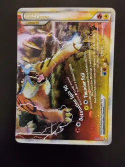 Pokemon Entei & Raikou Legend 90/95 + 91/95 (both) HGSS Unleashed Holofoil LP - Image 5