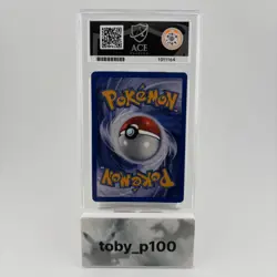 Pokemon Ponyta 60/102 Base Set #60 1999-2000 PERFECT SUBS - POP 22 - ACE 10 - Image 2