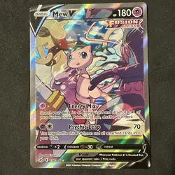Pokemon TCG Mew V 251/264 SWSH08 Fusion Strike Ultra Rare Full Art Holo NM - Image 1