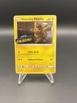 Detective Pikachu - (Stamped) SM190 Holo Promo Sun & Moon Promo Pokemon Holo DMG - Image 1