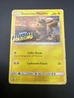 Detective Pikachu - (Stamped) SM190 Holo Promo Sun & Moon Promo Pokemon Holo DMG - Image 2