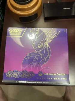Pokemon Center Scarlet Violet Miraidon Elite Trainer Box ETB Sealed Exclusive - Image 1