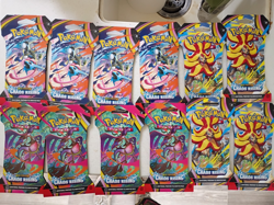 Pokemon TCG: Mega Evolution Chaos Rising Sleeved Booster Pack (Lot of 12) - Image 1