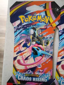 Pokemon TCG: Mega Evolution Chaos Rising Sleeved Booster Pack (Lot of 12) - Image 2
