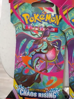 Pokemon TCG: Mega Evolution Chaos Rising Sleeved Booster Pack (Lot of 12) - Image 3
