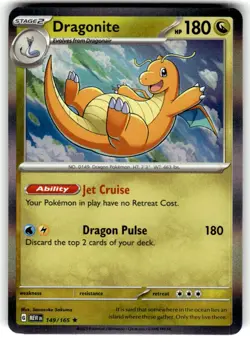 2023 Pokemon Scarlet & Violet 151 Dragonite #149/165 - Image 1