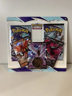 Pokemon Chilling Reign 2 Pack Blister Galarian Zapdos V, Articuno V, Moltres V - Image 1