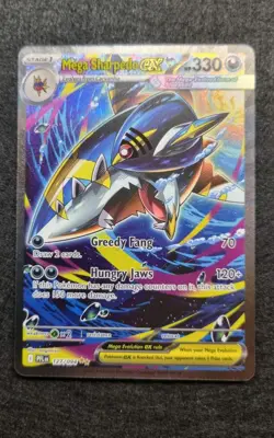 Pokemon TCG Mega Sharpedo 127/094 Phantasmal Flames Special Illustration rare - Image 1